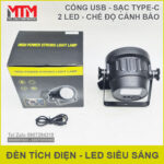 Den tich dien LED cong suat cao sieu sang BX S08 1