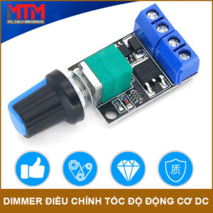 Mạch dimmer DC điều chỉnh tốc độ động cơ đèn Led 5V 16V 10A PWM