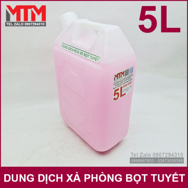 Dung dich xa phong rua xe bot tuyet 5L