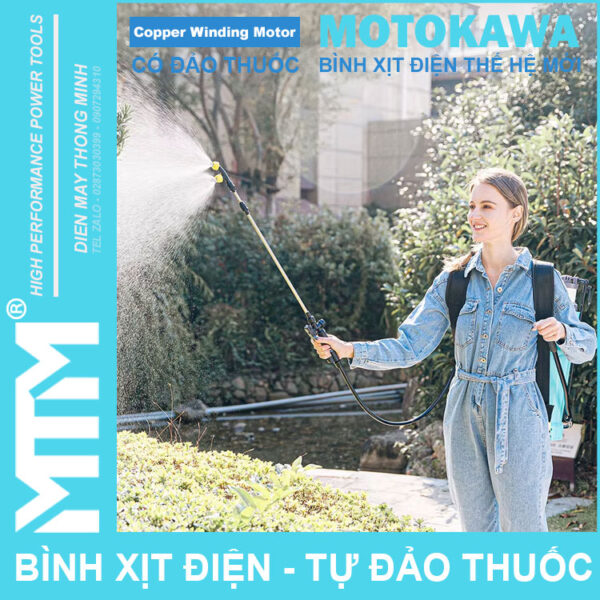 Gia ban binh phun xit dien the he moi dao thuoc Motokawa