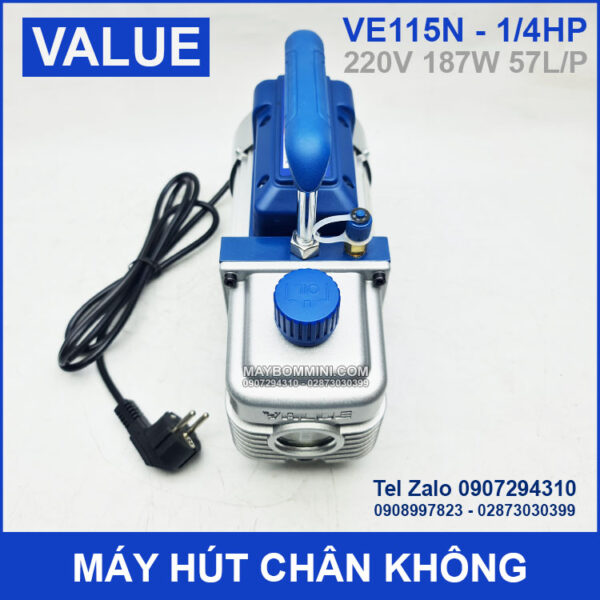 Gia may hut chan khong 220V 187W 57L Value VE115N
