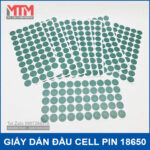 Giay dan pin 18650 tron