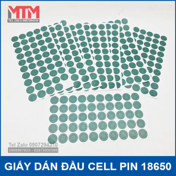 Giay dan pin 18650 tron