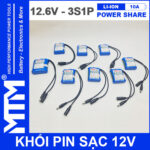 Khoi pin sac 12V 10A 3S1P jack DC MTM chinh hang
