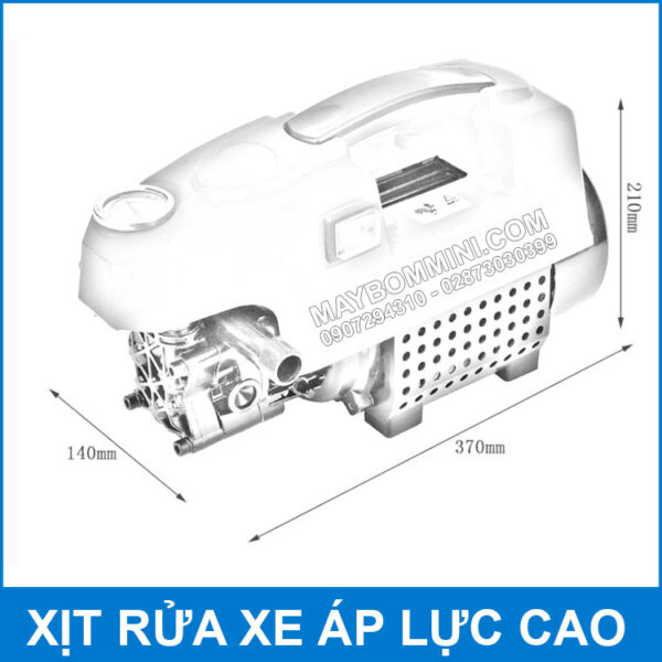 Kich thuoc may rua xe ap luc cao