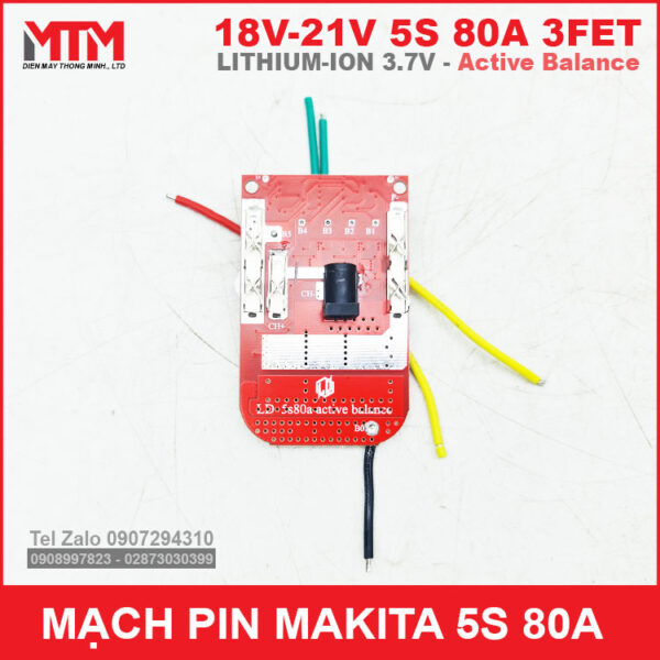 Mach bao ve pin makita 5S 80A can bang chu dong