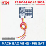 Mach bao ve pin sat 4S 500A 12V8 can bang