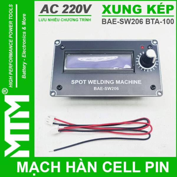 Mach han cell pin xung kep BAE 206 BTA100
