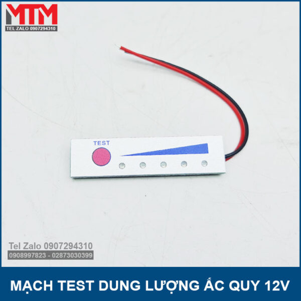 Mach test dung luong binh ac quy 12V gia re