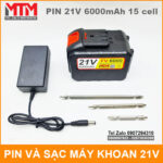 Man ban vit khoan 21V 6000mah