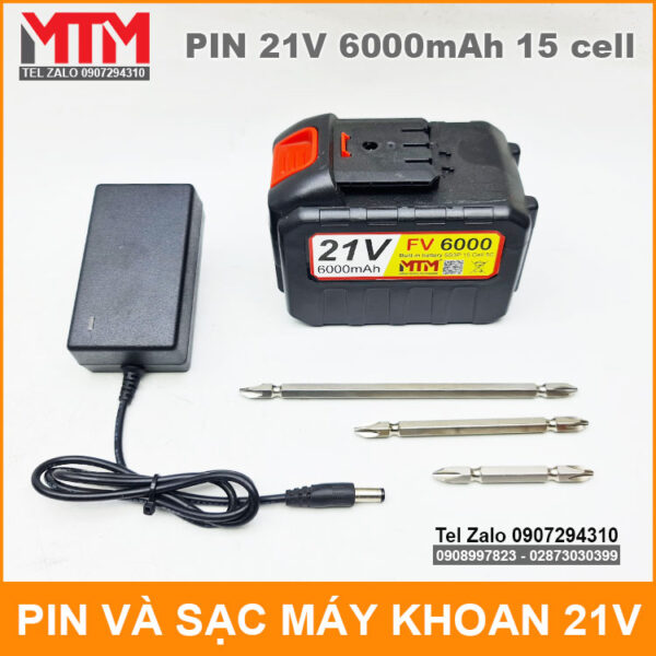 Man ban vit khoan 21V 6000mah