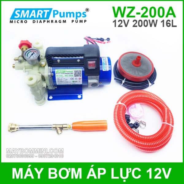 May bom ap luc 12V 200W WZ 200A Smartpumps