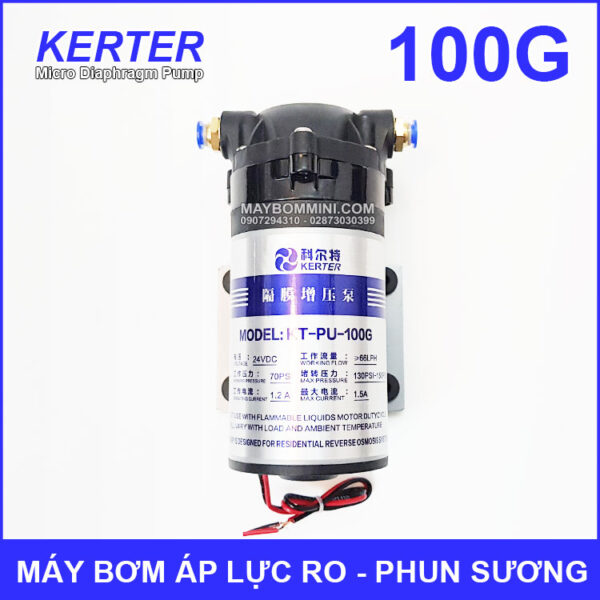 May bom ap luc 24V phun suong RO 100G