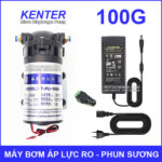 May bom ap luc 24V phun suong RO 100G kem nguon