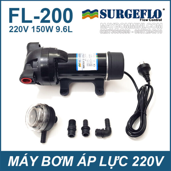 May bom ap luc SURGEFLO 220V 150W FL200