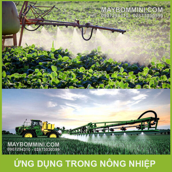 May bom ap luc phun thuoc sau trong nong nghiep