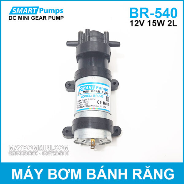 May bom banh rang 12v 15w 2l DP 540 Smartpumps