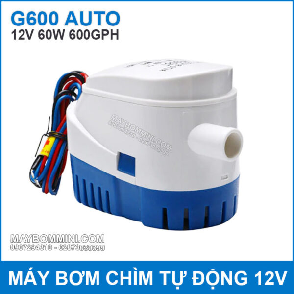May bom chim tu dong 12V G600 Auto