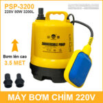 May bom chim tu dong luu luong lon 220v 80W 3200L Yamano