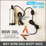 May bom dau nhot 12V 30L DO inox