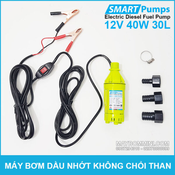 May bom dau nhot 12v 40w 30l Smartpumps EDP 12V 30L