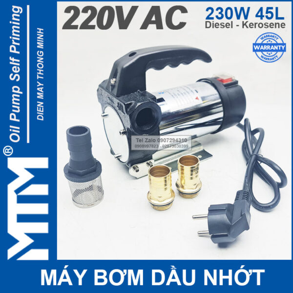 May bom dau nhot 220V 230W 45L Oring MTM