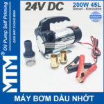 May bom dau nhot 24V 200W 45L Oring MTM