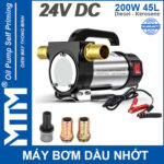 May bom dau nhot 24V 200W 45L Oring MTM chinh hang gia re cao cap