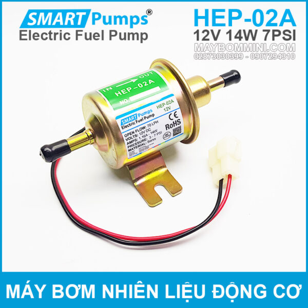 May bom dong co xang dau 12V HEP 02A Smartpumps
