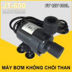 May bom mini khong choi than 12v JT 600