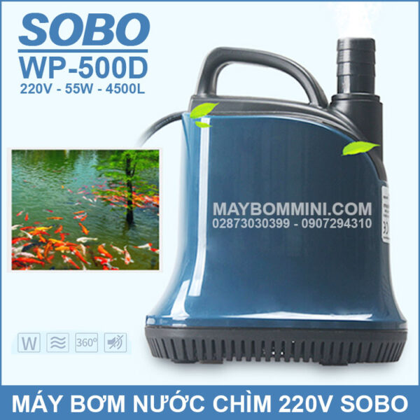 May bom nuoc chim SOBO 220V WP 500D 2019