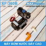 May bom nuoc day cao 12V 35L 25M 360B MAXPUMS