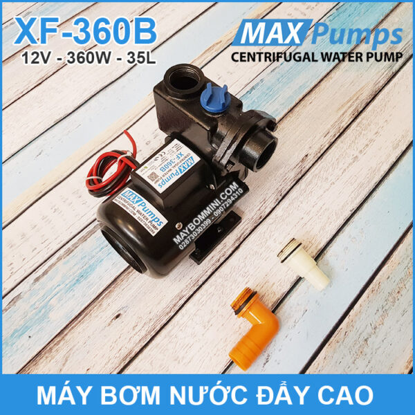 May bom nuoc day cao 12V 35L 25M 360B MAXPUMS