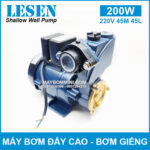 May bom nuoc day cao bom nuoc gieng bom len bon 220v 200w 45l Lesen
