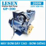 May bom nuoc day cao bom nuoc gieng bom len bon 220v 200w 45l Lesen gp 200