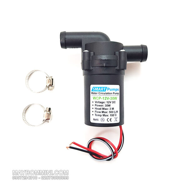 May bom nuoc tan hiet tuan hoan 12V 30W 500L Smartpumps chinh hang