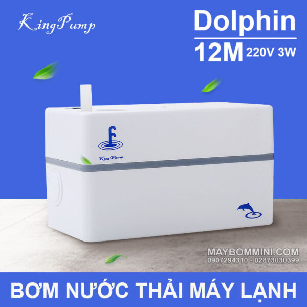 May bom nuoc thai may lanh 220V 12M Dolphin Kingpumps