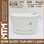 May bom nuoc thai may lanh 220V 14W 2m5 6M Kingpump chinh hang