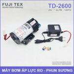 May bom phun suong 29V 58W TD 2600 FujiTex gia re 25 bec