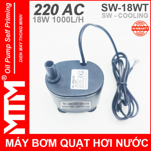 May bom quat hoi nuoc 220V 18W 1000L SW COOLING gia re