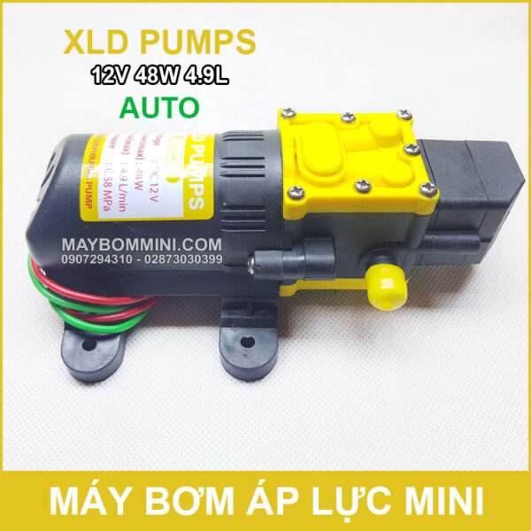 May bom rua xe mini 12v 48w
