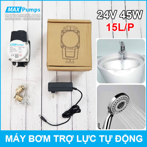 May bom tro luc nuoc gia dinh 24V 45W