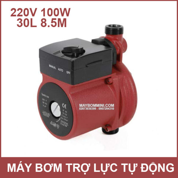 May bom tro luc nuoc tu dong 220v 100w 30l
