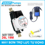 May bom tro luc nuoc tu dong 24v 75w 26l smartpumps chinh hang tiki