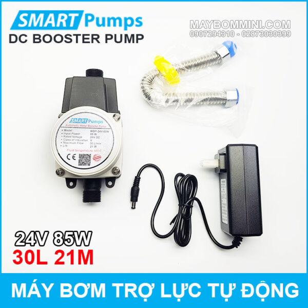 May bom tro luc nuoc tu dong 24v 85w 30l smartpumps