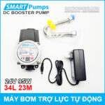 May bom tro luc nuoc tu dong 24v 95w 34l smartpumps