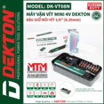 May chuyen vit truot mini 4V Dekton DK VT08N 7 Cap do truot Co khoan Kem nhieu mui vit chinh hang