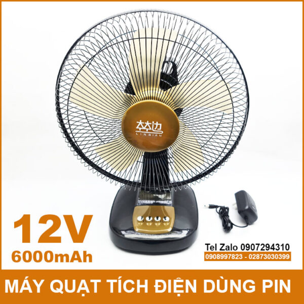 May quat tich dien dung pin 6000mah