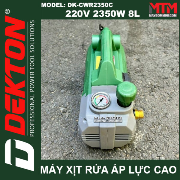 May rua xe ap luc cao 220V 2350W 8L Dekton DK CWR2350C chinh hang gia re