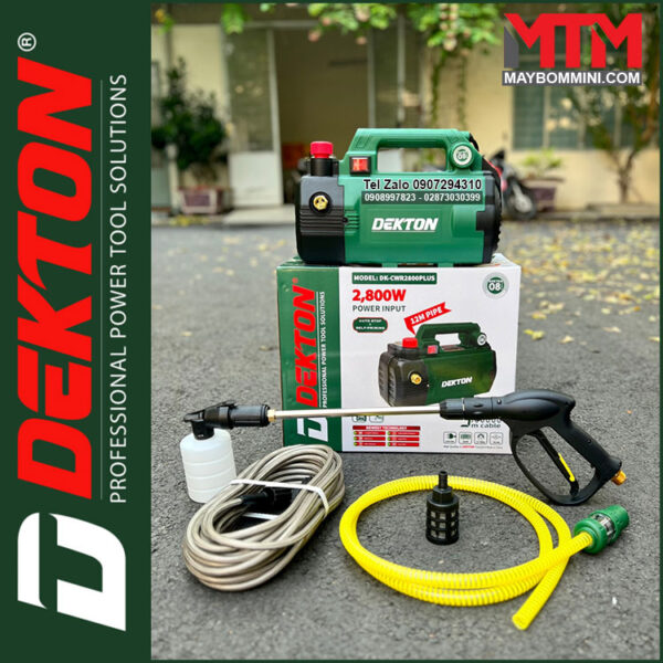 May rua xe ap luc cao 220V 2800W 10L Dekton DK CWR2800PLUS chinh hang cao cap